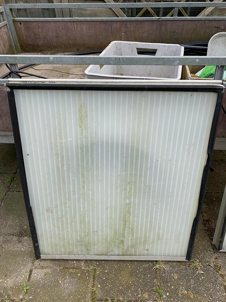 Kantelraam hobbykas, Ophalen of Verzenden, Glas, Zo goed als nieuw, Aluminium