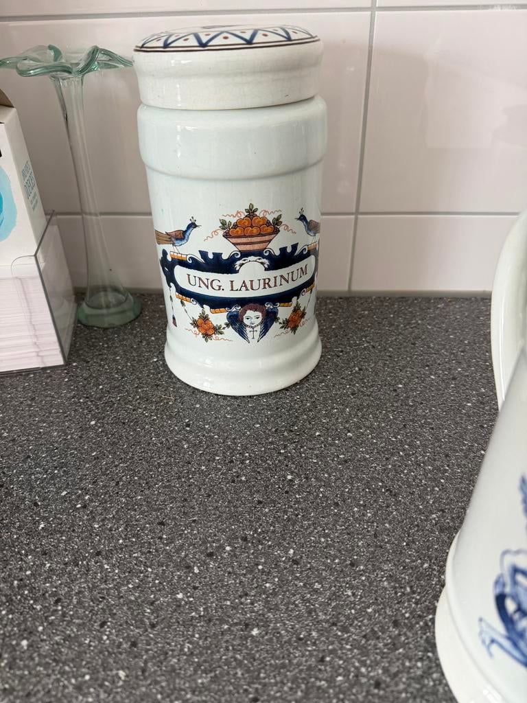 Antieke Apothekerspotten en set apothekers potten, Antiek en Kunst, Ophalen