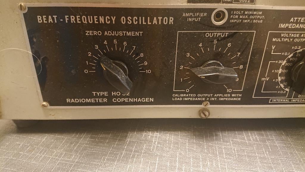 Radiometer Copenhagen beat frequency oscillator, Ophalen of Verzenden, Gebruikt