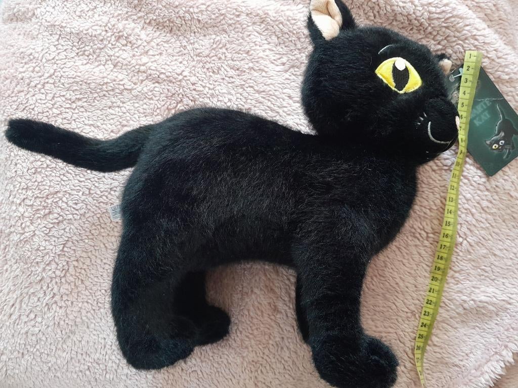 Efteling Danse Macabre Kat Knuffel - Nieuw met label, Overige merken, Nieuw, Zwart, Ophalen of Verzenden