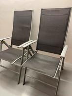 Florabest 2 aluminium verstelbare tuinstoelen, Ophalen, Zo goed als nieuw, Aluminium, Verstelbaar