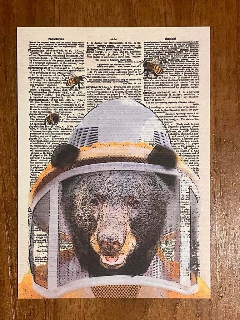 Matt Dinniman 2011 - Beekeeper Bear, Ophalen of Verzenden, 1980 tot heden, Ongelopen, Wild dier