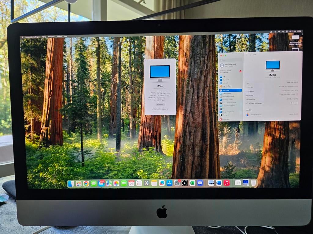 iMac 2019 27 inch 5K - Perfect werkend, Computers en Software, Apple Desktops, Ophalen, 8 GB, IMac, Zo goed als nieuw