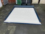blauw /wit electrisch rolluik  breed 2.19  x 2.42,5 mtr hoog, Ophalen, Gebruikt, 200 cm of meer, Wit