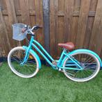 B'Twin kinderfiets 24 inch - Turquoise met mandje, Fietsen en Brommers, Fietsen | Meisjes, Ophalen, Handrem, B'Twin, Gebruikt