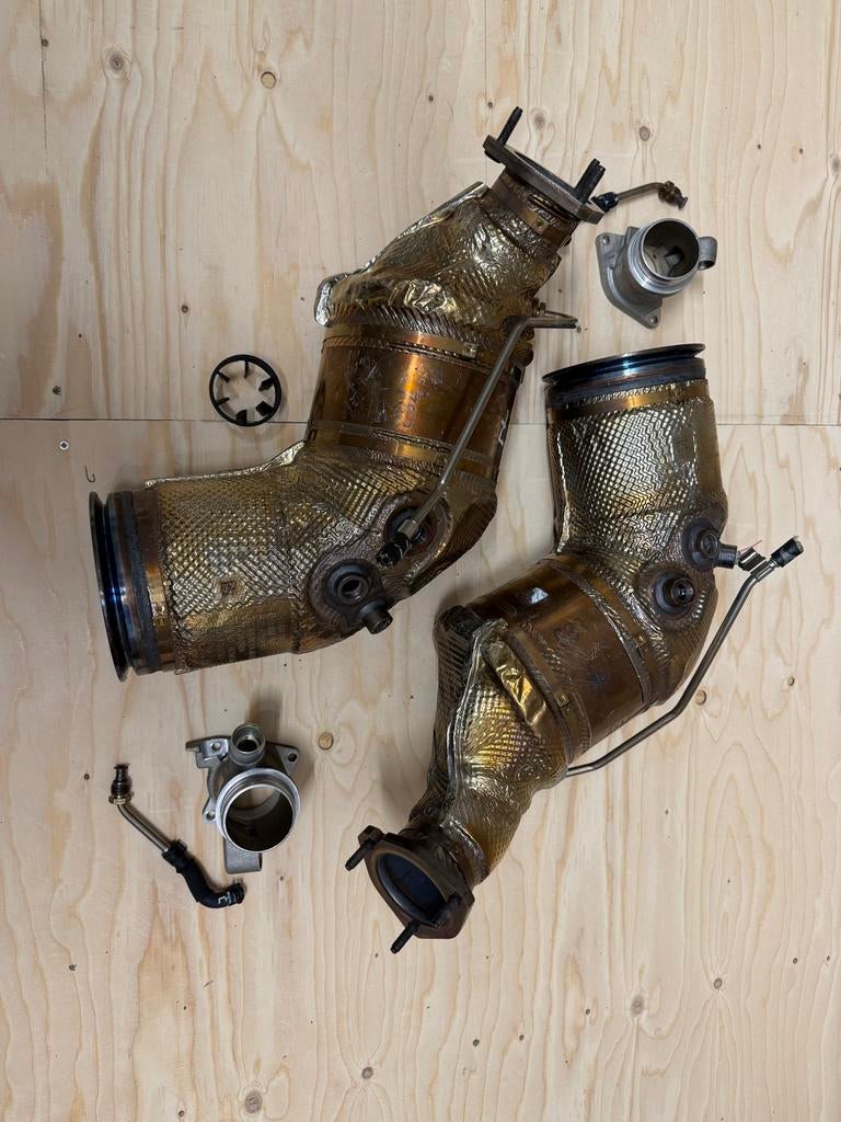 Audi RS6 C8 Downpipes ORIGINEEL!, Auto-onderdelen, Ophalen of Verzenden, Gebruikt, Audi