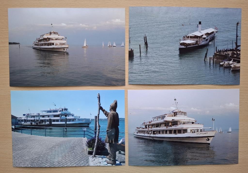 Foto's van schepen op de Bodensee (Duitsland), Verzenden, 1980 tot heden, Foto, Nieuw