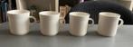 4x Royal Boch Stackable bekers 7,7 cm hoog, Ophalen of Verzenden, Zo goed als nieuw, Overige stijlen, Kop(pen) en/of Schotel(s)