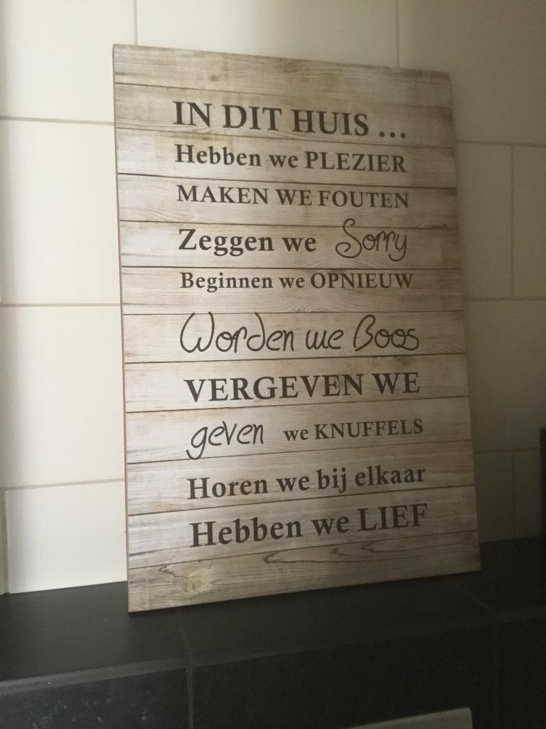 Wandbord, Huis en Inrichting, Ophalen, 40 cm, Meerkleurig, 60 cm