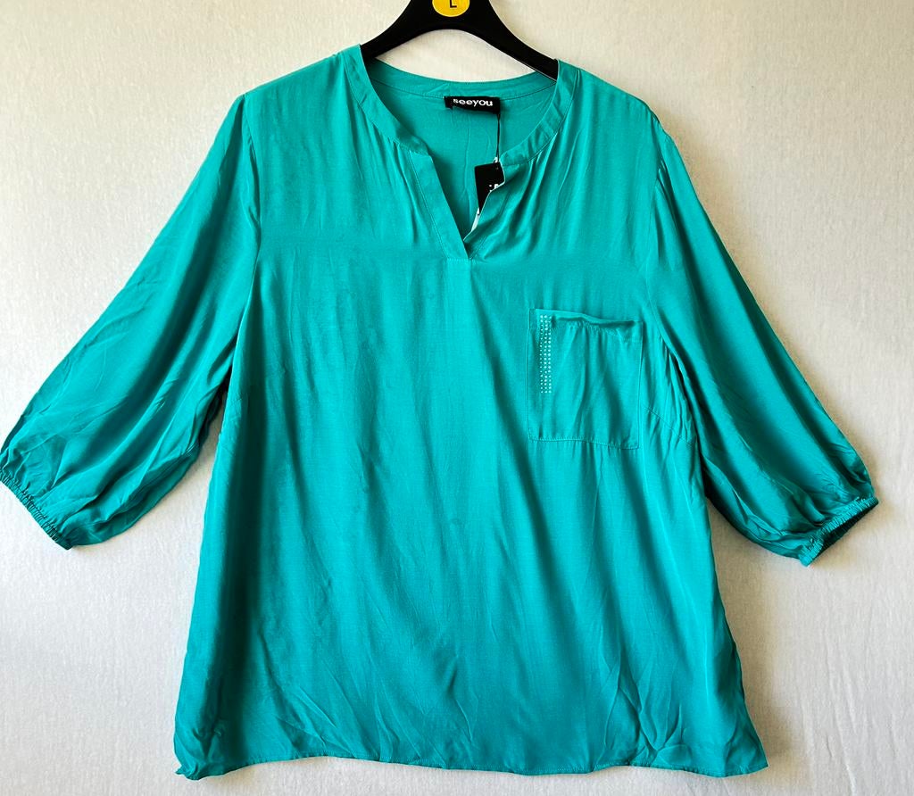 See You leuke viscose blouse 44, Kleding | Dames, Ophalen of Verzenden, Nieuw, Blouse of Tuniek