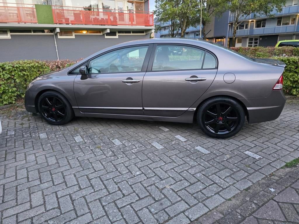 Honda Civic 1.3 Vtec Hybrid 4DR C-tr. 2009 Grijs, Zwart, Origineel Nederlands, Electronic Stability Program (ESP), 22 km/l