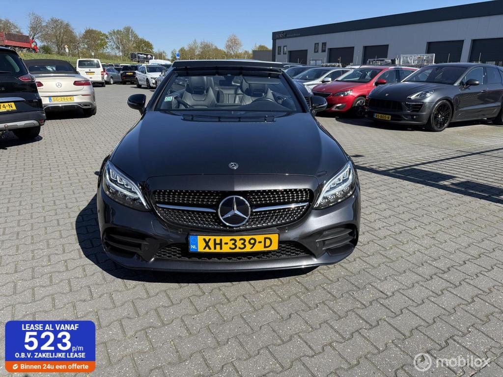 Mercedes C-klasse Cabrio 200 AMG Line, Auto's, Mercedes-Benz, Automaat, 4 cilinders, Cabriolet, 4 stoelen