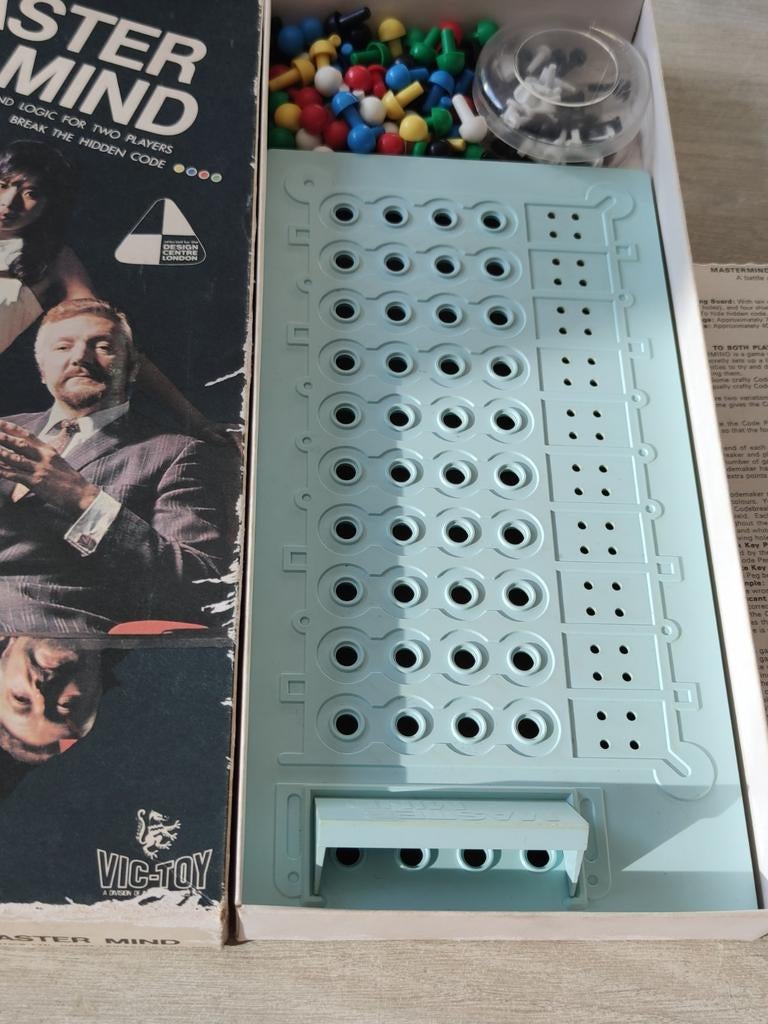 Vintage Mastermind spel - Code kraken, Gebruikt, Een of twee spelers, Onbekend, Ophalen of Verzenden