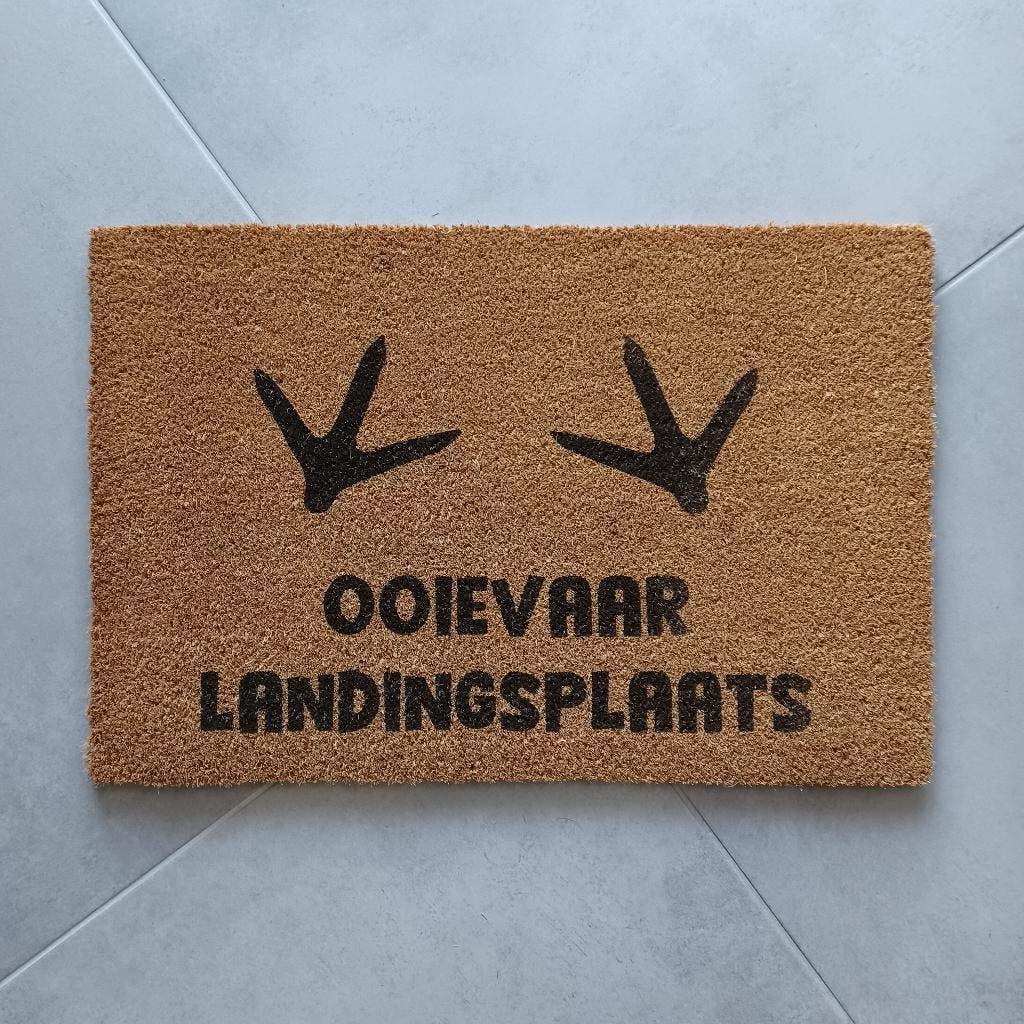 Ooievaars Landingplaats Deurmat, Kinderen en Baby's, Kraamcadeaus en Geboorteborden, Ophalen of Verzenden, Nieuw, Kraamcadeau