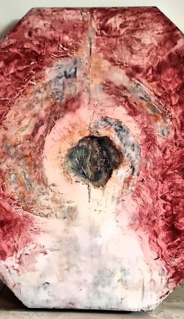 Schilderij Hexagonal (toegeschreven Don Ken), Antiek en Kunst, Ophalen of Verzenden