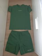 Daily Paper DIAS zomerset groen broek met bijpassend shirt m, Ophalen of Verzenden, Zo goed als nieuw, Maat 48/50 (M)