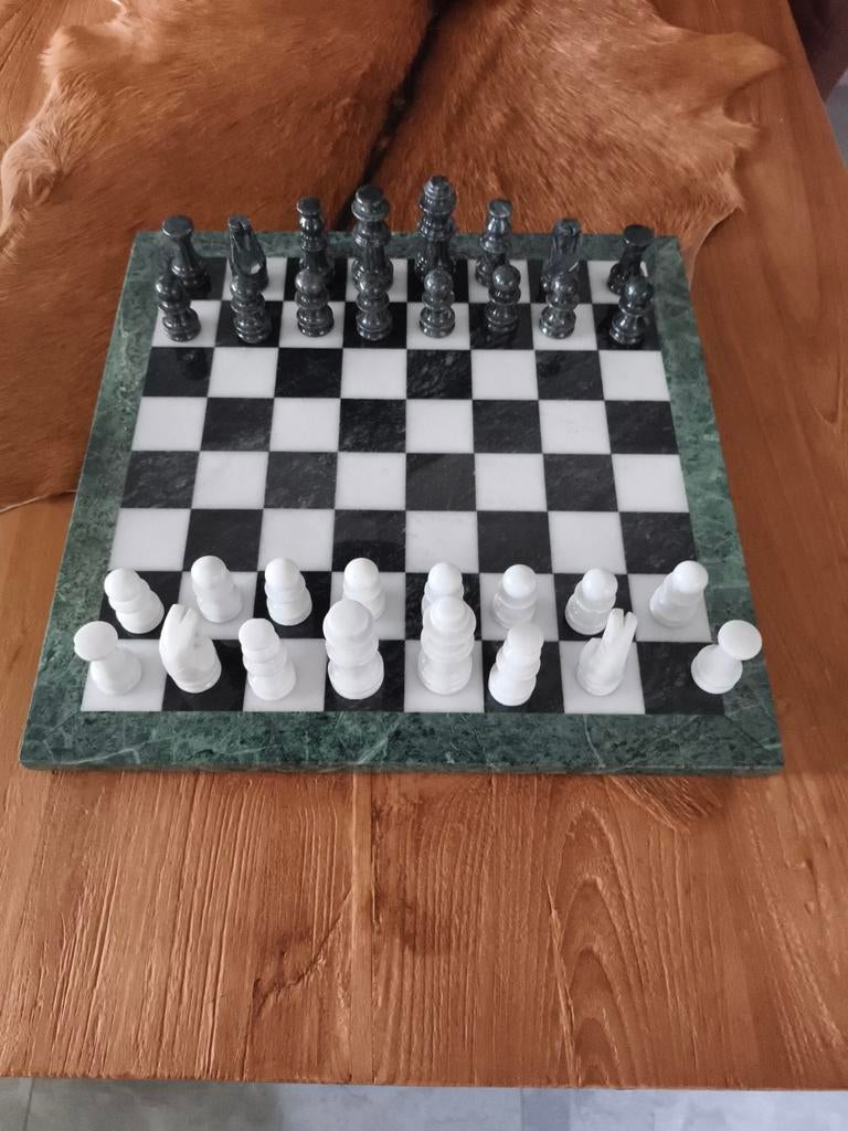 Marmeren schaakbord, Ophalen of Verzenden
