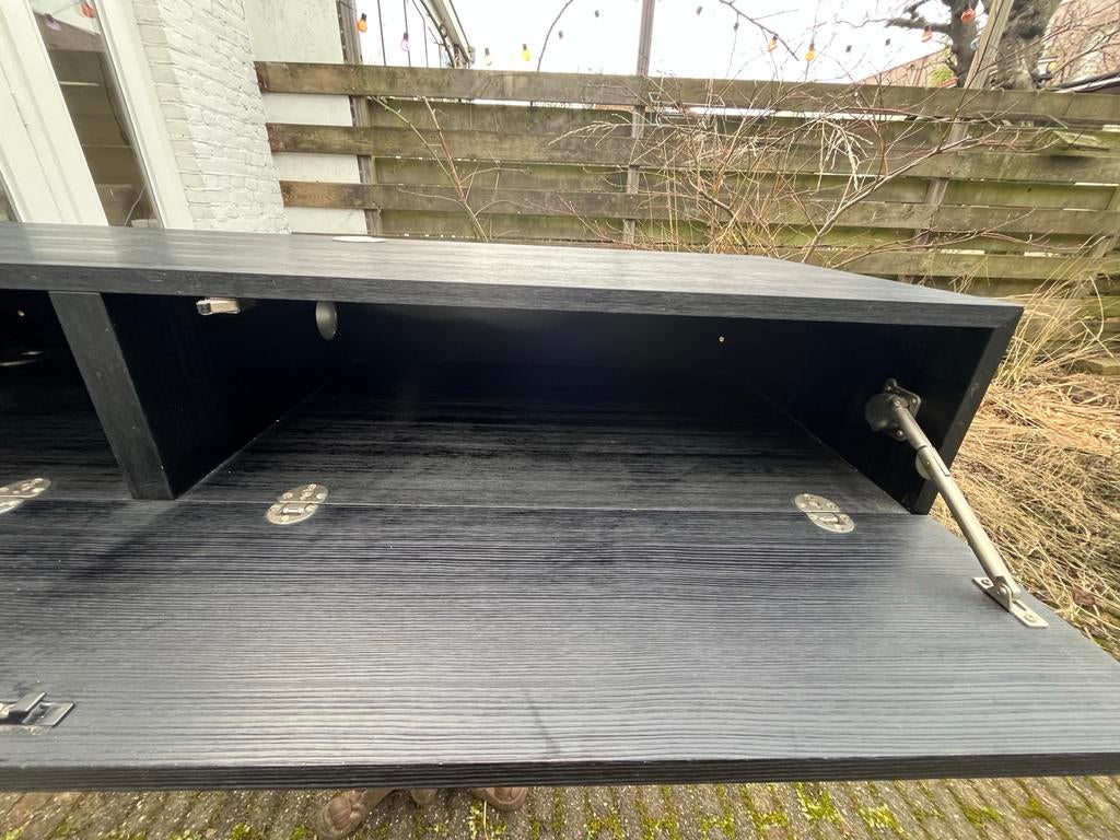 Modern Zwevend Hangkastje met Kabelgaten- 120x45x20, Huis en Inrichting, Kasten | Televisiemeubels, Overige materialen, Gebruikt