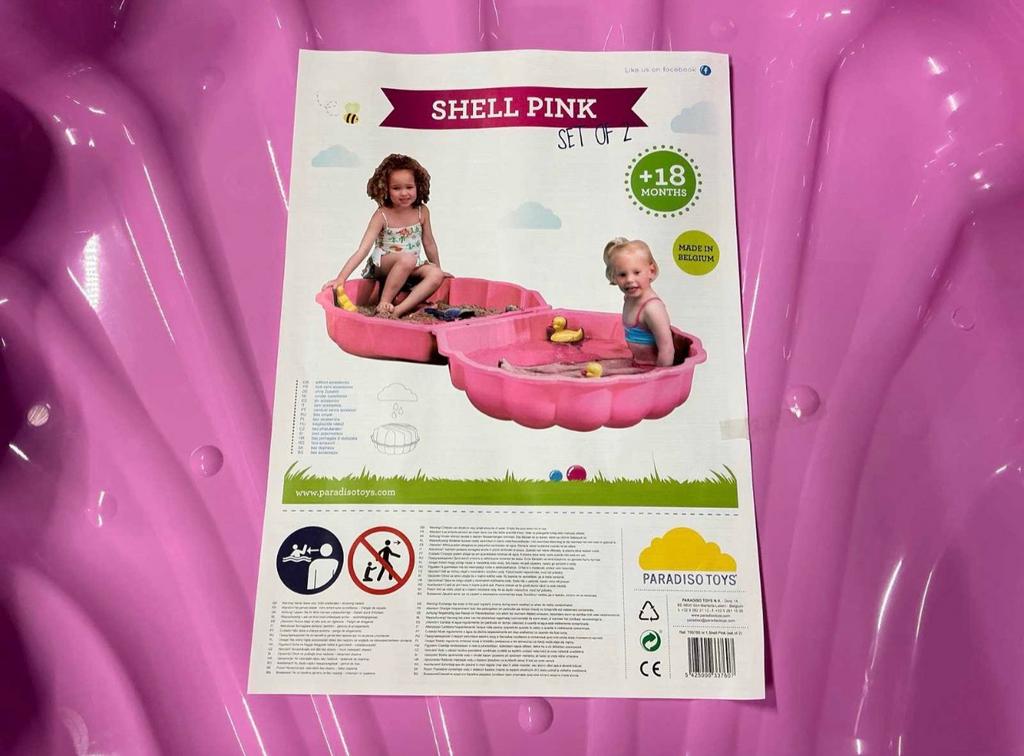 Roze zandbak met deksel, Ophalen, Handelsonderneming etdv, Burgemeester geerlingstraat, Handelsondernemingetdv@gmail.com