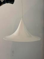 Vintage Heksenhoed Lamp - Witte Hanglamp ‘Massive’, Ophalen, Gebruikt, Metaal, Minder dan 50 cm