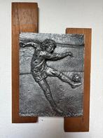 Voetbal trofee plaketten jaren 60/70, Ophalen of Verzenden, Gebruikt, Overige sporten, Overige typen