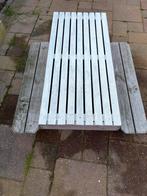 Kinder picknicktafel met zandbak, Ophalen of Verzenden, Zo goed als nieuw, Rechthoekig, Hout