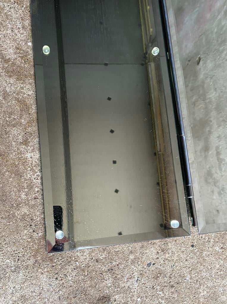 BMB Italy drieluik spiegel, Gebruikt, Ophalen of Verzenden, Onbekend, 75 tot 100 cm