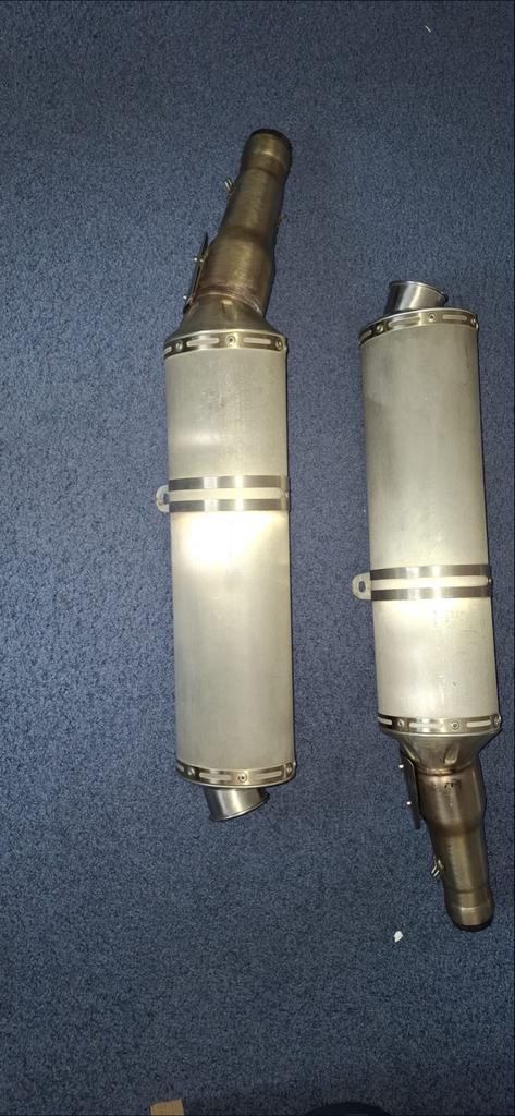 Originele Aprilia RSV1000R Uitlaat 2004-2009, Motoren, Ophalen of Verzenden, Gebruikt