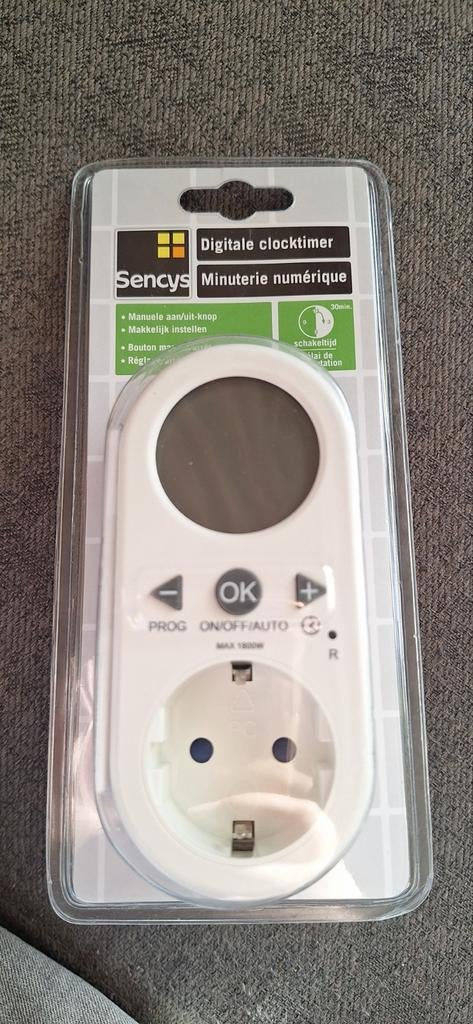 Sencys digitale clocktimer, Ophalen, Zo goed als nieuw