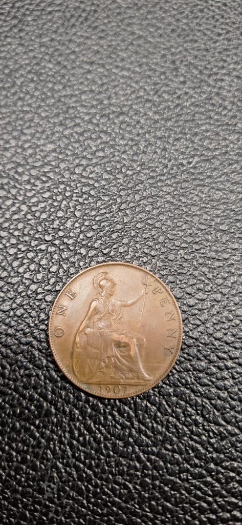 Great-Britain one penny 1907, Postzegels en Munten, Ophalen of Verzenden, Overige landen