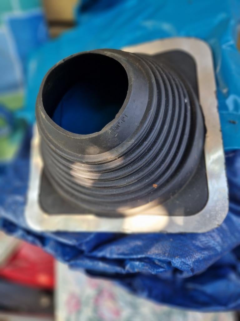 Kachel, Doe-het-zelf en Verbouw, Buizen en Afvoer, Ophalen of Verzenden, Rvs, Minder dan 2 meter, 80 mm of meer