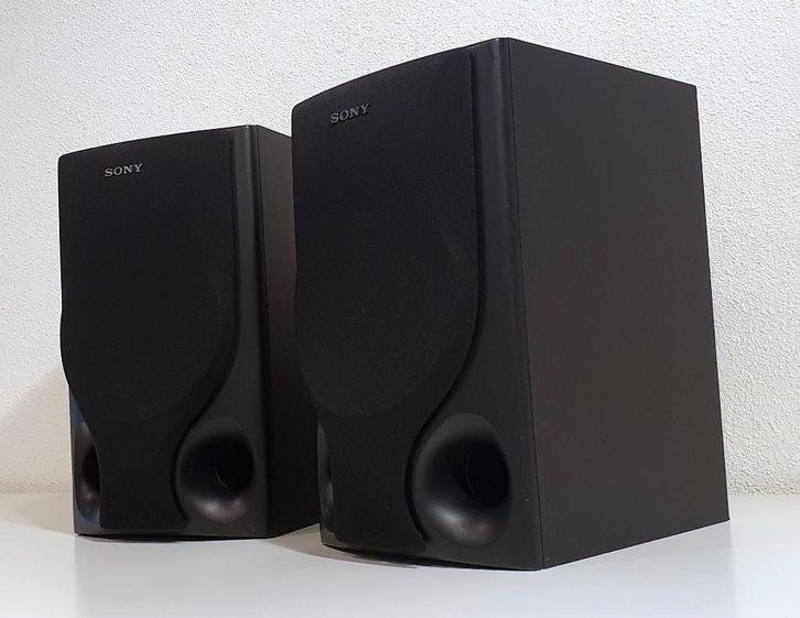 Stereo Luidsprekers - Sony SS-H550 (80W), Audio, Tv en Foto, Luidsprekers, Gebruikt, Front, Rear of Stereo speakers, 60 tot 120 watt