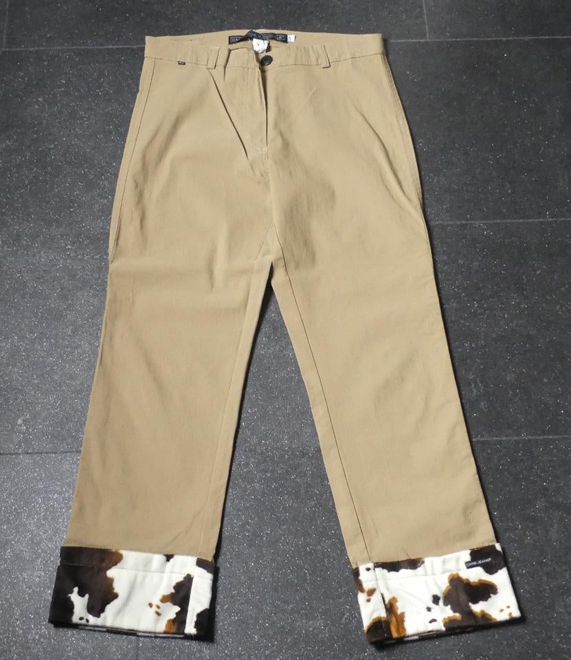 Cars broek camel koeienprint dames broek 7/8 model maat 40, Maat 38/40 (M), Bruin, Ophalen of Verzenden, Lang