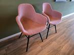 Zuiver eetkamerstoelen Albert Kuip met armleuning oud roze, Ophalen, Zo goed als nieuw, Overige kleuren, Twee
