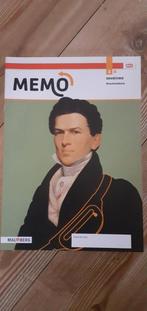 MEMO Geschiedenis 2B Havo -9789402064605/Werkboek Schoolboek, Malmberg, Geschiedenis, Ophalen of Verzenden, HAVO