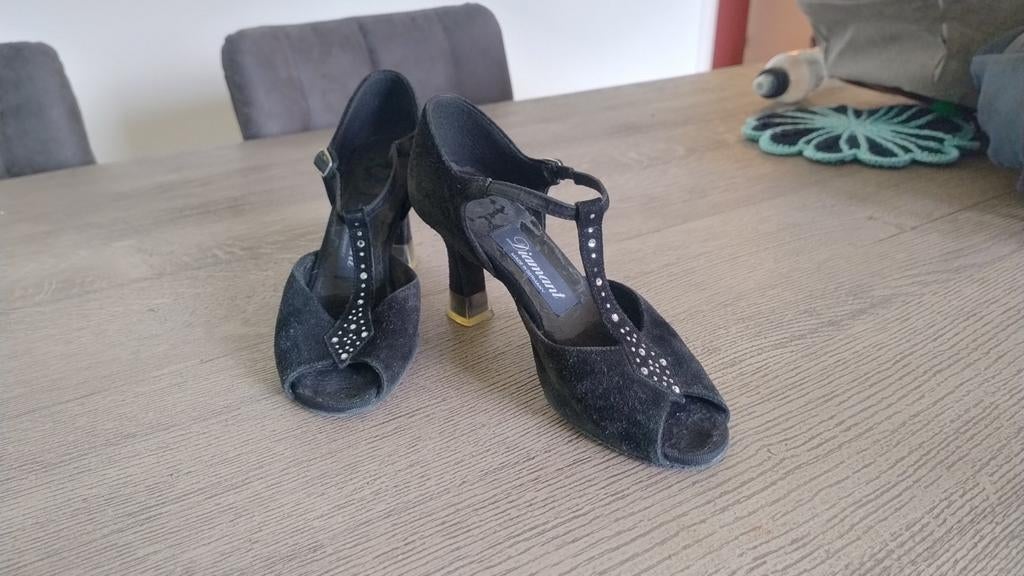 Diamant latin dansschoenen maat 4,5 (maat 38), Sport en Fitness, Dansen, Ophalen of Verzenden, Gebruikt, Schoenen