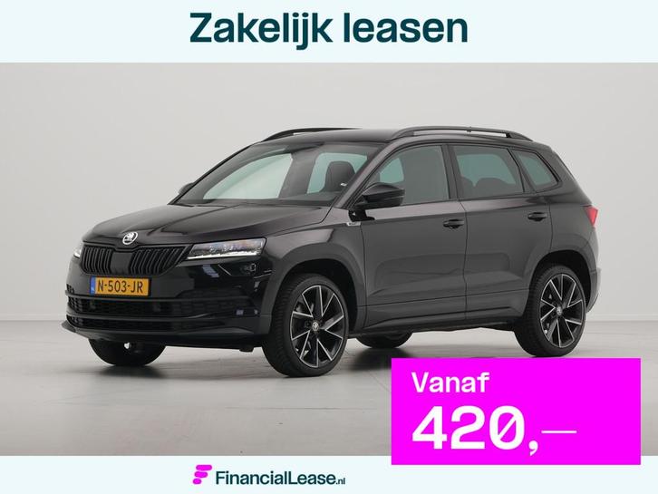 Skoda Karoq 1.5 TSI ACT 150pk Sportline Navigatie Trekhaak C, Auto's, Skoda, Bedrijf, Lease, Financial lease, Karoq, ABS, Achteruitrijcamera