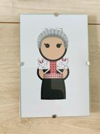 Ingelijste ansichtkaart: Klederdracht Spakenburg Etniks, Ophalen of Verzenden, 1980 tot heden, Ongelopen, Utrecht