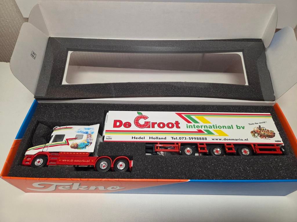 Tekno Scania Torpedo Longline De Groot Hedel, Ophalen of Verzenden, Zo goed als nieuw, Bus of Vrachtwagen, Tekno