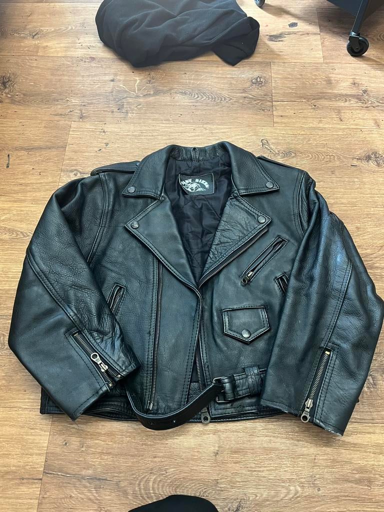 Baby biker echt leren motorjas., Motoren, Ophalen of Verzenden, Tweedehands, Kinderen, Jas | leer