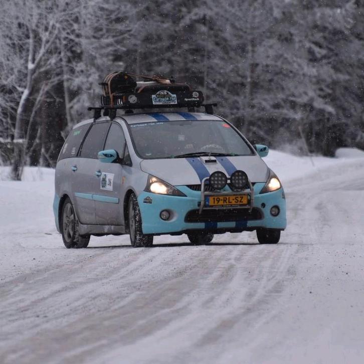 Mitsubishi Grandis 2.4 Mivec 7 2005 Grijs, Auto's, Mitsubishi, Particulier, Grandis, Benzine, D, MPV, Handgeschakeld, Origineel Nederlands