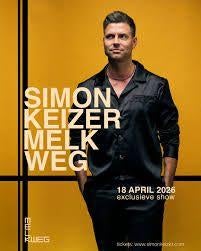 Simon Keizer 18 april  Amsterdam 2 tickets, Tickets en Kaartjes, Twee personen, April, Levenslied