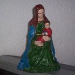 1 religie beeld anna moeder van maria met kindje jezus 27 cm, Ophalen