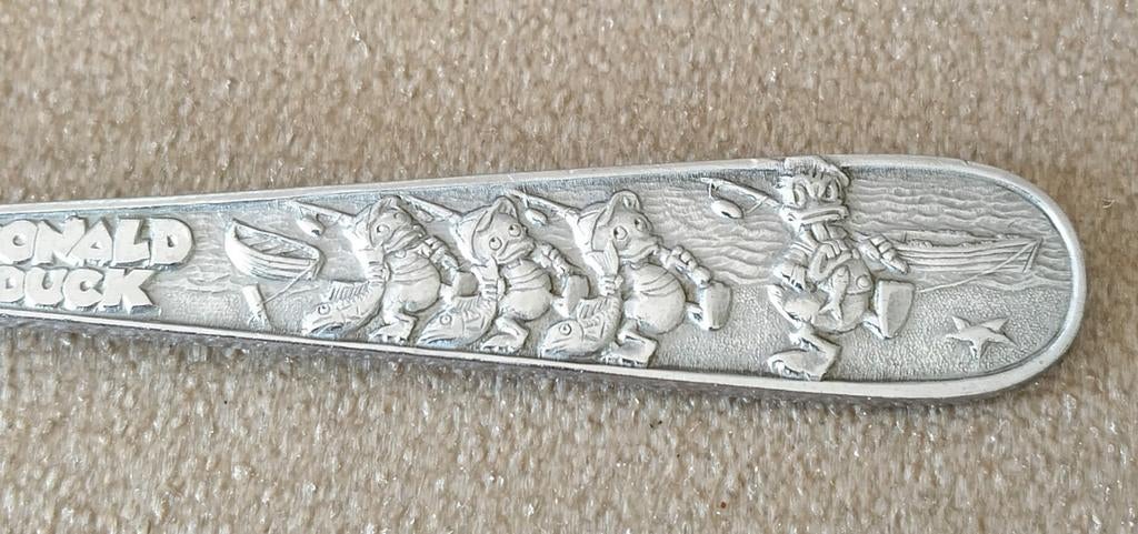 VINTAGE SOLA VORKJE KWIK,KWEK,KWAK EN DONALD GAAN VISSEN, Verzamelen, Disney, Verzenden, Donald Duck, Zo goed als nieuw, Overige typen