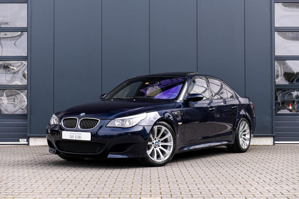 BMW E60 M5 V10 SMG Blauw, Auto's, 1730 kg, 2000 kg, Blauw, 508 pk