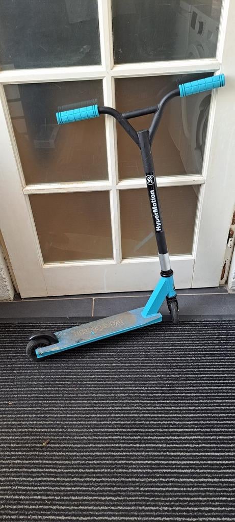 Blauwe stunt step, Fietsen en Brommers, Steps, Ophalen, Gebruikt, Gewone step