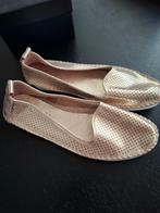Platte gouden schoentjes, leer, maat 43, Overige kleuren, Verzenden, Nieuw, Sneakers of Gympen