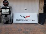 Originele Chevrolet Corvette reclame lichtbakplaat 190/80cm, Ophalen, Reclamebord, Eu, Gebruikt