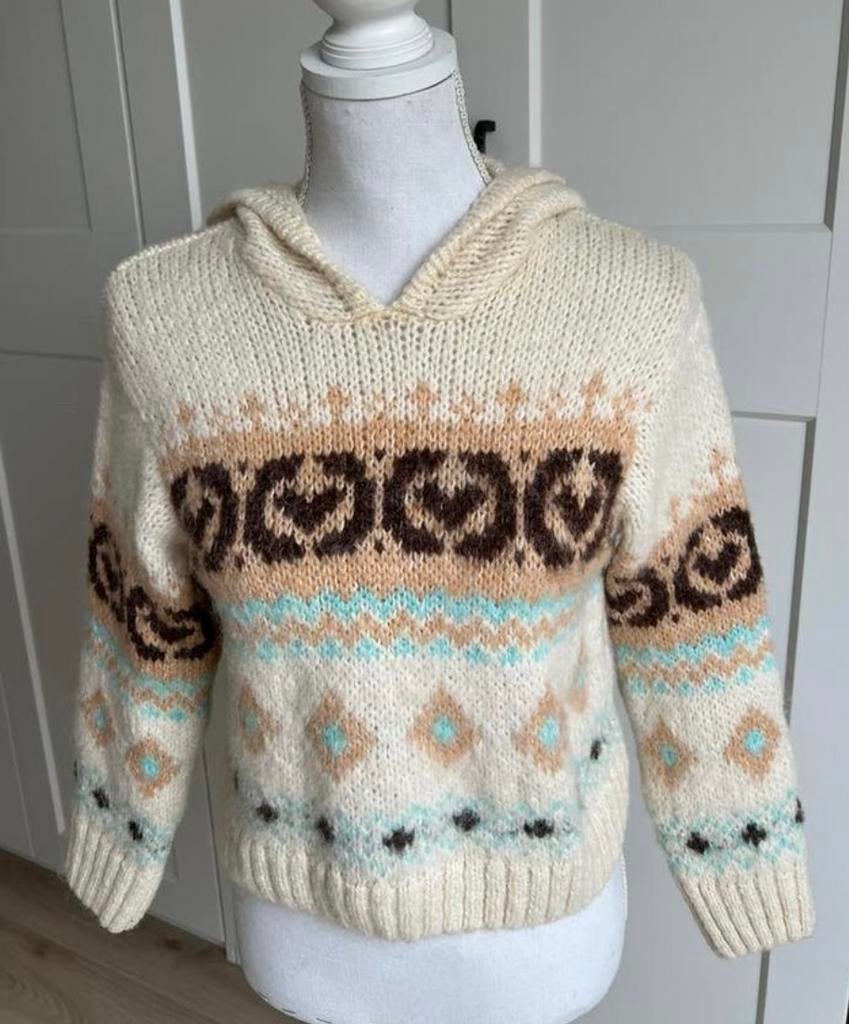 Beige wollen trui zara140-146, Kleding | Dames, Ophalen of Verzenden, Zo goed als nieuw, Beige