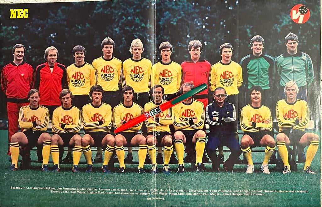 Posters NEC Nijmegen, Verzamelen, Ophalen of Verzenden, Gebruikt, A1 t/m A3, Sport